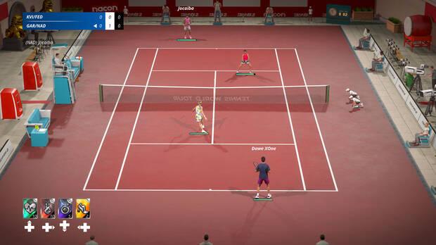 La inteligencia artificial da algunos problemas en partidos a dobles.