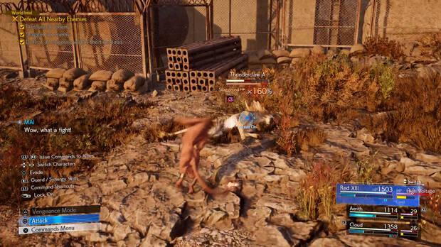 Si 'Remake' daba un mogollón de posibilidades en el combate gracias a la variedad de sus personajes, Rebirth lo lleva más allá.