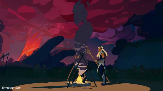 La noche es traicionera: ms vale encontrar un campamento, llevar a mano antorchas o volver al hogar.