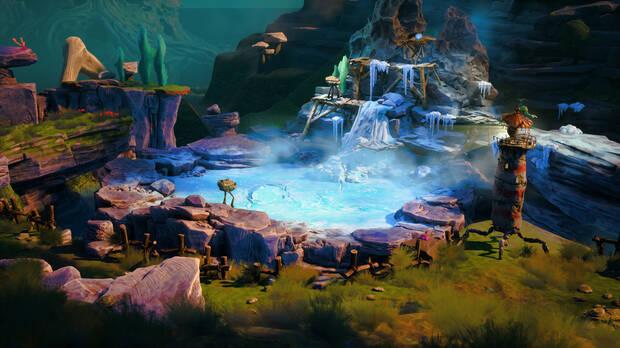 El catlogo de criaturas surrealistas es enorme. Aqu, piedras vivas que dan saltitos con sus patitas.