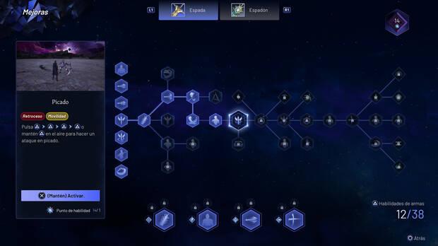 Hay varias opciones para personalizar las armas y habilidades. A medida que progresas, el juego es ms divertido.