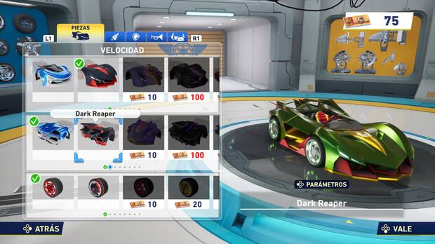 Puedes combinar diferentes piezas, elegir colores, sonidos y vinilos, algunos de marcas comerciales.