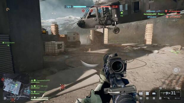 El control del helicptero se ha modificado, pero sigue siendo un reto para los principales.