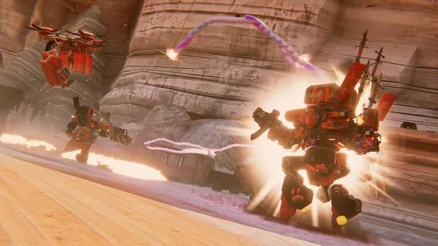 Los enfrentamientos en Bounty Star permiten libertad de movimiento, flanquear al enemigo y disparar muchos misiles.