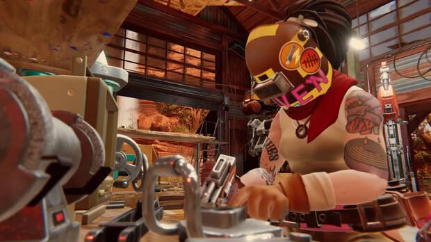 El trabajo en el taller es fundamental y nos permite configurar nuestro propio mecha con distintos mdulos.