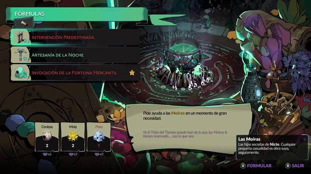 Las frmulas del caldero de Hcate desbloquean nuevos aspectos del juego, como la posibilidad de cultivar productos, entre otras sorpresas.