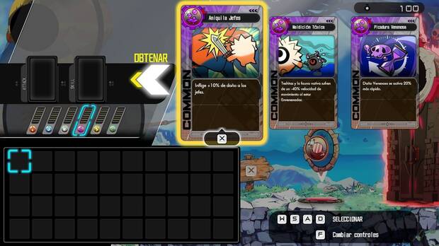 ¿Qué ventaja seleccionarás? Los elementos aleatorios hacen cada partida un poco imprevisible.