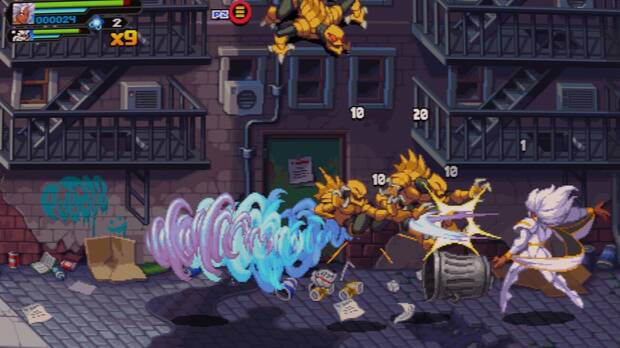 Podrás elegir filtros que imitan la textura y distorsión de una pantalla CRT para conseguir un aspecto más cercano al que tendría una recreativa de los 90.