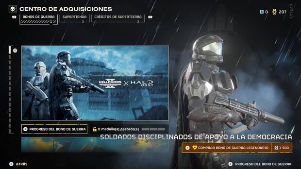 Los Bonos de guerra permiten desbloquear multitud de contenido cosmtico, incluidas colaboraciones como esta con la saga 'Halo'.