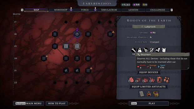 Los laberintos se van sucediendo a distintas profundidades y cada vez con mayores retos y recompensas.