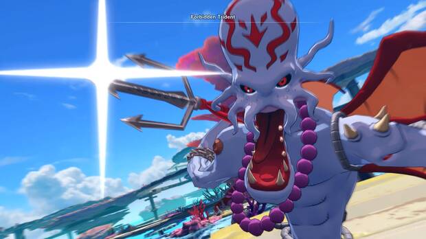 Las animaciones de las habilidades icnicas de los monstruos digitales estn muy trabajadas.