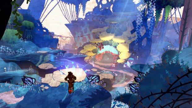 Bayonetta Origins' hace gala de un apartado artístico sencillo, pero de gran belleza.