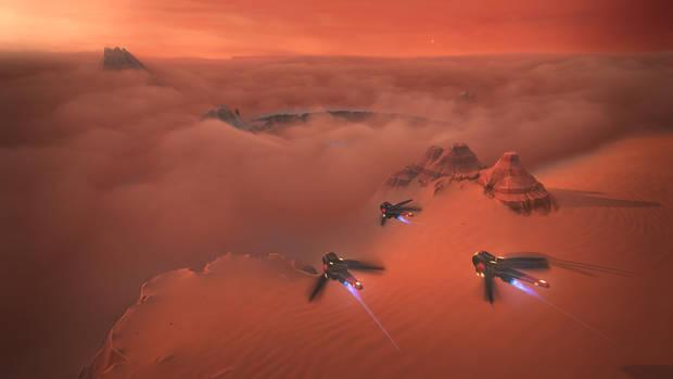 La exploración del planeta será clave para encontrar nuevos recursos, tecnologías... y localizar al enemigo.