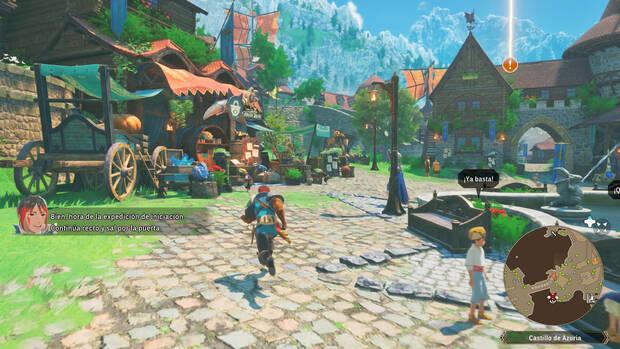 Tenemos una ciudad central donde visitar al herrero para mejorar armamento, entre otras cuestiones.