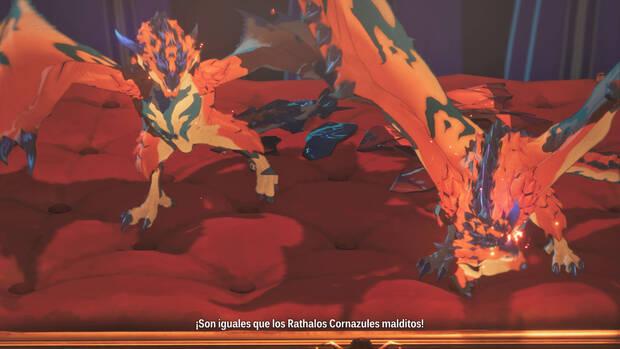El nacimiento de dos Rathalos iguales trae consigo una premonici�n sobre un destino oscuro e incierto.