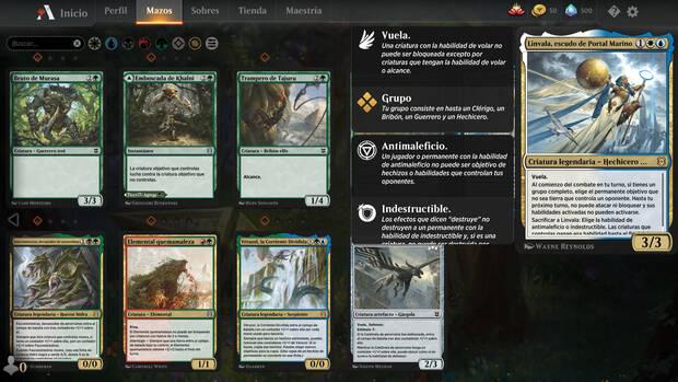 Como siempre, la llegada de una nueva colección nos invita a descubrir nuevas cartas, estrategias y criaturas. Linvala, Vérazol y Omnath nos han gustado especialmente.