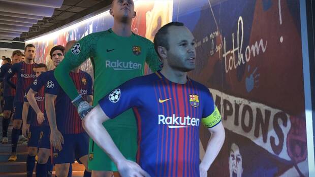 El FC Barcelona sigue siendo el equipo estrella de Pro Evolution Soccer 2018.