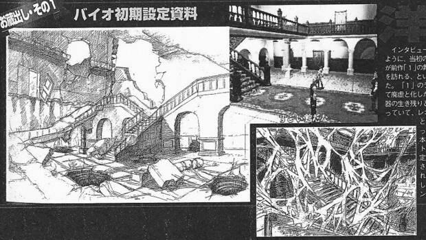 Las ruinas de la Mansión Spencer iban a formar parte de 'RE2', aunque al final la acción se centró en Raccoon City.