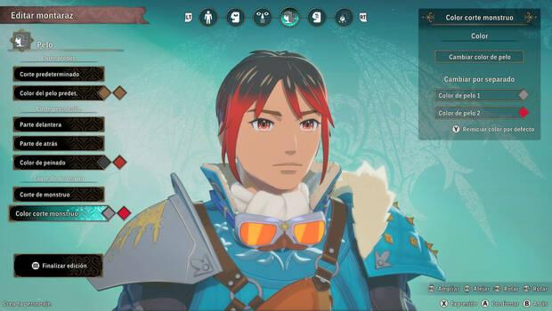 La personalizaci�n del protagonista es profunda y permite crear un personaje con bastantes posibilidades de dise�o.