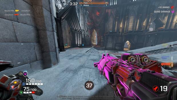 Portar el Quad Damage nos permitir hacer mucho ms dao.