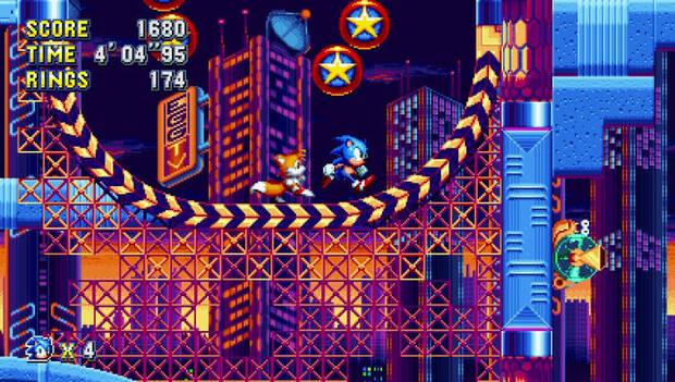 Studiopolis Zone podría pertenecer a un Sonic clásico sin ningún tipo de problema.