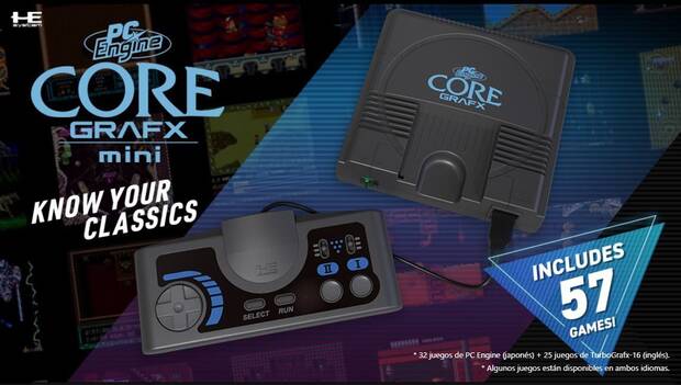 Este será el modelo de PC Engine que llegará a Europa.