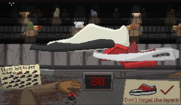 'Look at your Feet', un juego denuncia, se creó en una Ludum Dare.