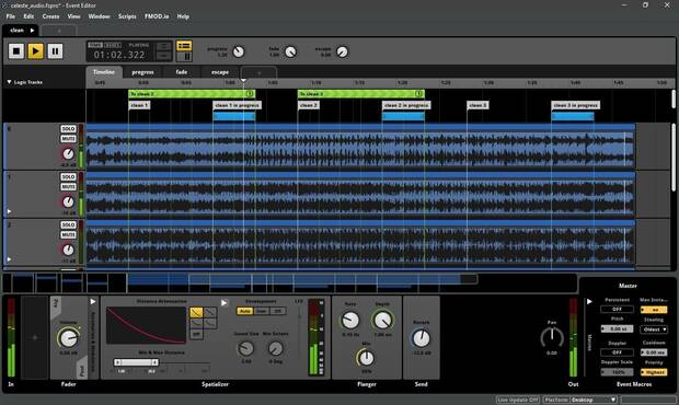 FMOD y Wwise son los dos programas de middleware ms utilizados en el diseo de sonidos y msica adaptativa.