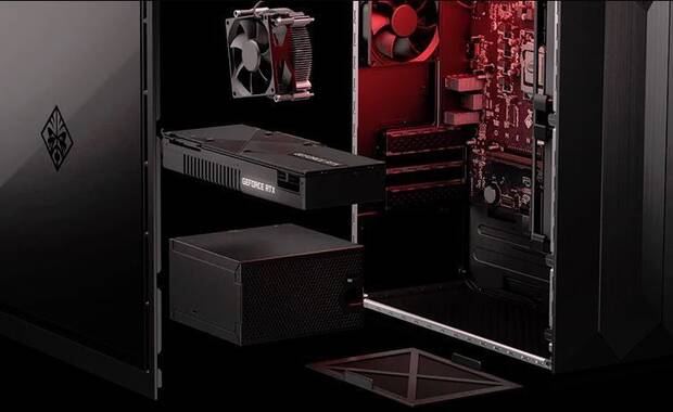 El HP OMEN Obelisk nos permitirá escoger entre una refrigeración típica con ventiladores o una líquida para el procesador reduciendo con ella, considerablemente, el ruido del equipo.
