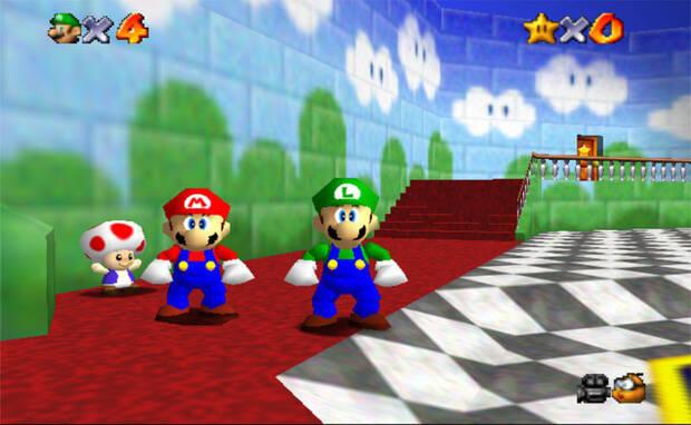 Originalmente, Mario y Luigi iban a compartir protagonismo en ‘Super Mario 64’.