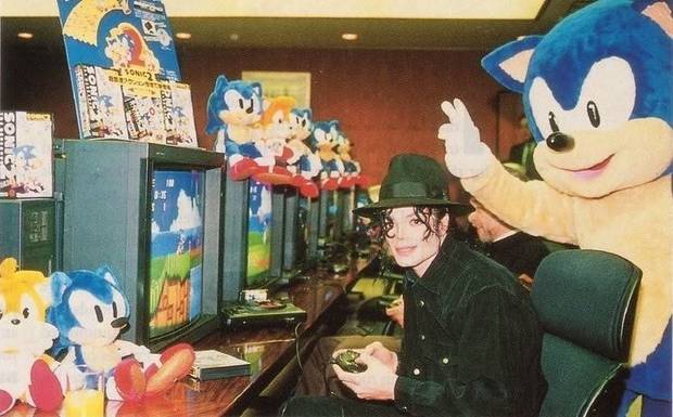 Michael Jackson siempre fue un gran fan de los videojuegos, especialmente de Sega.