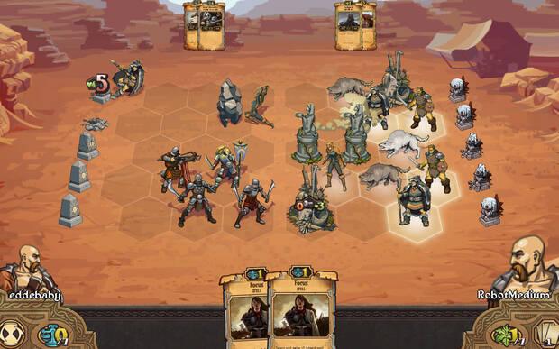 Scrolls (2013), un juego de estrategia con cartas.