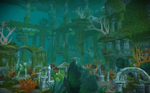 Vashj'ir es el único mapa de World of Warcraft completamente sumergido.