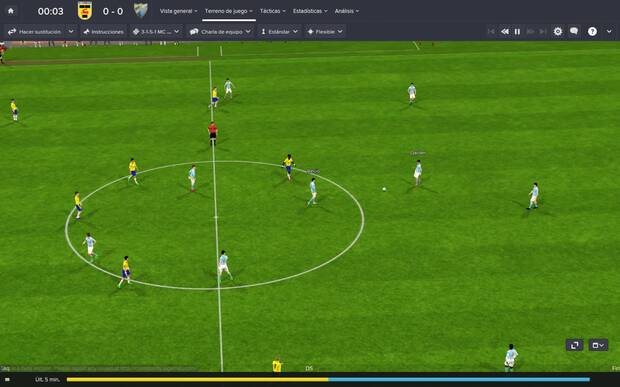 En Football Manager 2015 pasaremos gran parte del tiempo atendiendo a lo que sucede en el terreno de juego.
