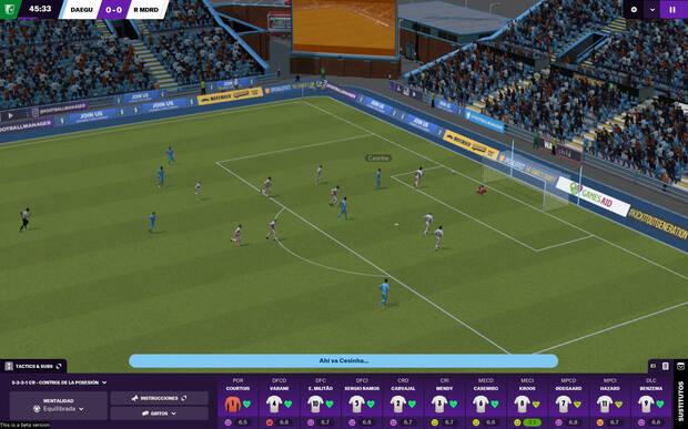 El juego se mucho mejor, hay más público en las gradas, las texturas son más realistas y las animaciones más creíbles.