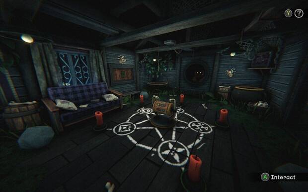 Tendremos que explorar esta cabaa repleta de puzles y secretos para llegar al tesoro.