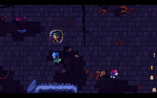 Si perdemos a uno de nuestros protagonistas, tendremos que recuperarlo en una burbuja.