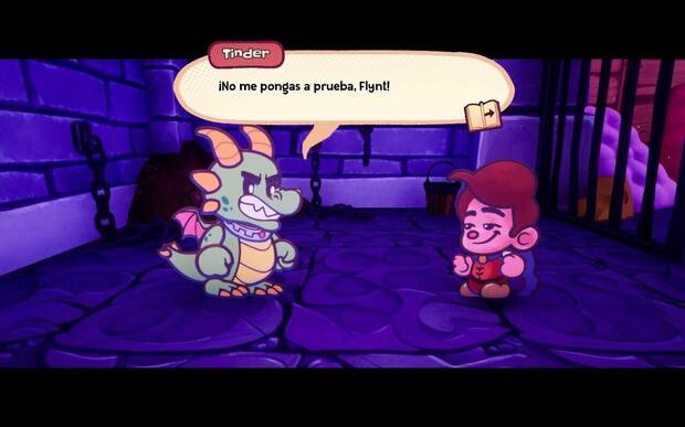 Los personajes son tremendamente expresivos. La dragona Tinder con su pasotismo y sus problemas de control de ira es, con diferencia, nuestra favorita.