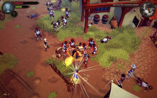 El sistema de combate simplemente funciona, y cuando empieza a ganar complejidad, se acaba el juego.