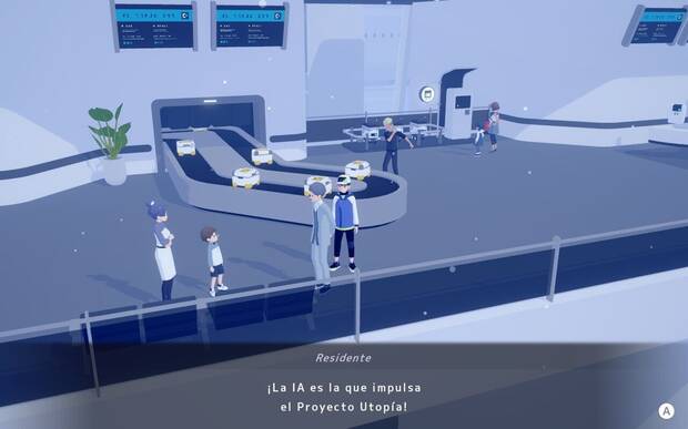 Por supuesto, la IA es la que se asegura de que seamos felices aqu�.