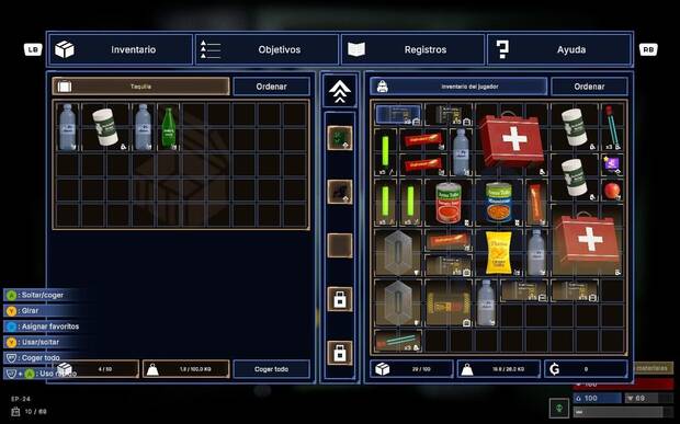 Esperemos que os guste el �Tetris� de inventario