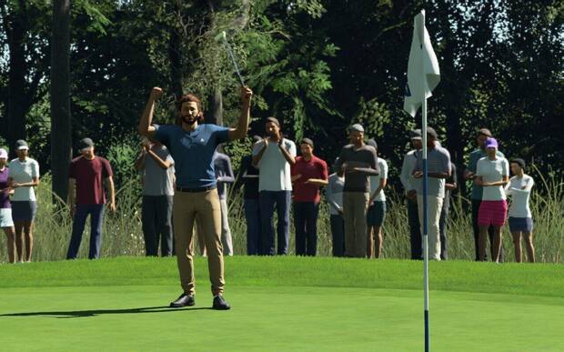Nuestro golfista no podría estar más contento de volver a la acción.