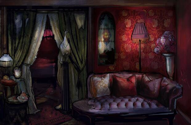 La habitación de la protagonista, Catalina.