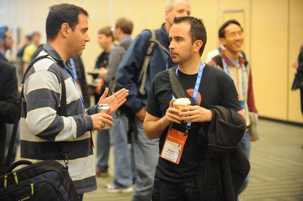 Moreno y Abril presentaron 'Zack Zero' en la GDC de 2009.
