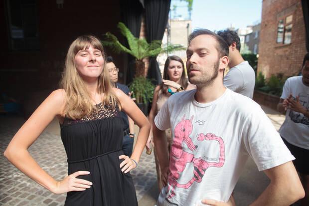 Kirsty Keatch y David Fernández.