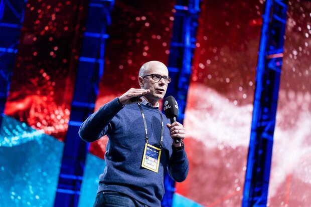 John Bonini en la inauguración del Global Esports Forum de IEM 2018. Foto: Viola Schuldner / ESL