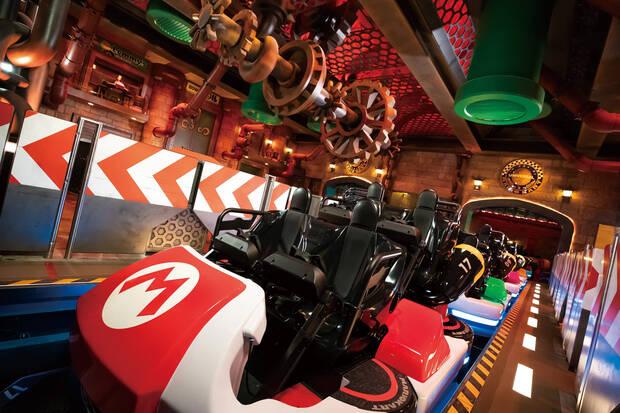 Mario Kart Koopa's Challenge es la atracción estrella del parque.