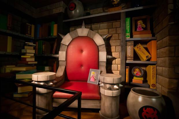 El interior de el castillo de Bowser.