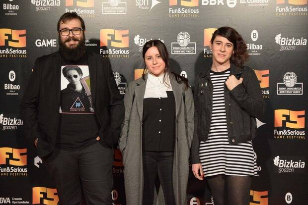 Deconstructeam en la entrega de premios del Fun & Serious en 2018.