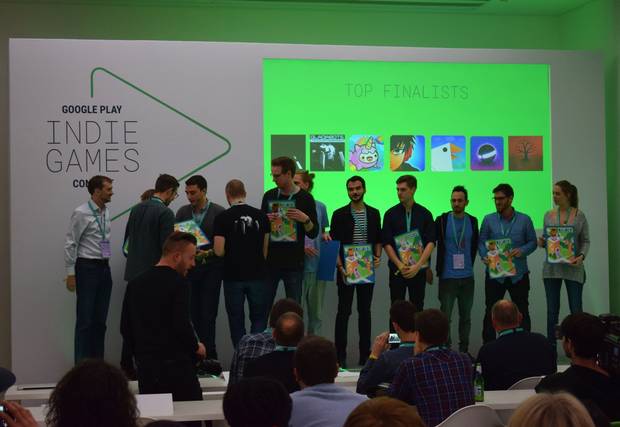 Los finalistas del European Google Play Indie Contest.